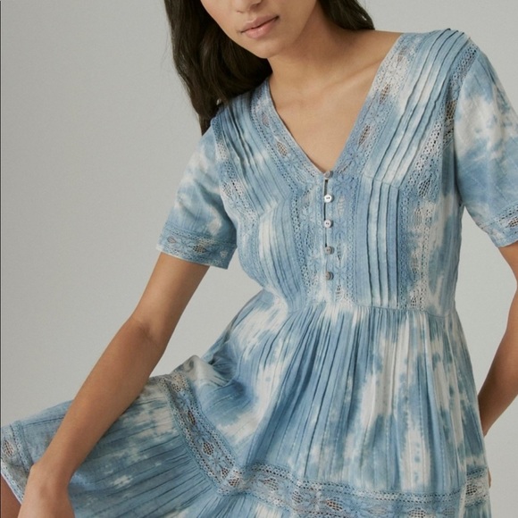 Lucky Brand flowy sundress - mint condition - Picture 3 of 5